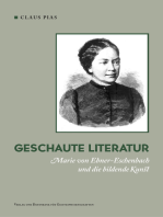 Geschaute Literatur: Marie von Ebner-Eschenbach und die bildende Kunst