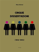 Cinque Dissertazioni: (1842-1844)