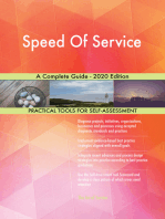 Speed Of Service A Complete Guide - 2020 Edition