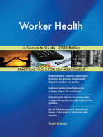 Worker Health A Complete Guide - 2020 Edition