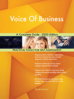 Voice Of Business A Complete Guide - 2020 Edition