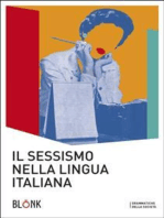Il sessismo nella lingua italiana: Trent’anni dopo Alma Sabatini