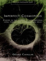 Imperfect Cosmopolis: Studies in the History of International Legal Theory and Cosmopolitan Ideas