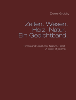 Zeiten. Wesen. Herz. Natur. Ein Gedichtband.