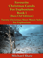 Favourite Christmas Carols For Euphonium Book 1 Bass Clef Edition