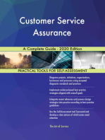 Customer Service Assurance A Complete Guide - 2020 Edition
