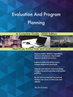 Evaluation And Program Planning A Complete Guide - 2020 Edition
