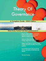 Theory Of Governance A Complete Guide - 2020 Edition