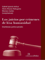 Los juicios por crímenes de lesa humanidad: Enseñanzas jurídico-penales
