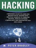 Hacking : A Beginner's Guide to Learn and Master Ethical Hacking with Practical Examples to Computer, Hacking, Wireless Network, Cybersecurity and Penetration Test (Kali Linux)