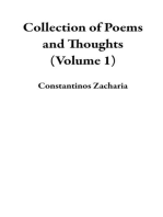 Collection of Poems and Thoughts (Volume 1)