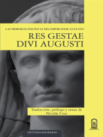 Res Gestae Divi Augusti: Las memorias políticas del emperador Augusto