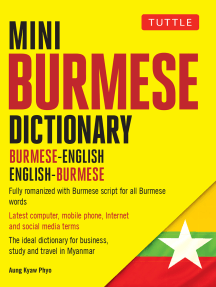 Read Mini Burmese Dictionary Online By Aung Kyaw Phyo Books