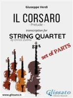 Il Corsaro (prelude) String Quartet - Set of Parts