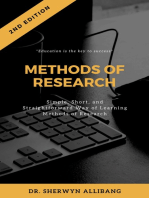 Methods of Research: Simple, Short, And Straightforward Way Of Learning Methods Of Research