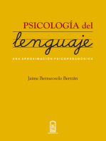 Psicología del lenguaje: Una aproximación psicopedagógica