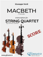 Macbeth (prelude) String quartet - Score