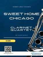 Sweet Home Chicago - Clarinet Quartet Score