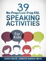 39 No-Prep/Low-Prep ESL Speaking Activities