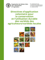 Directives d’application volontaire pour la conservation et l’utilisation durable des variétés des agriculteurs/variétés locales