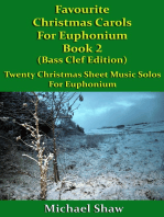Favourite Christmas Carols For Euphonium Book 2 Bass Clef Edition