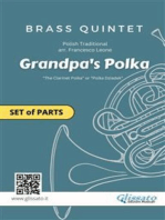 Grandpa's Polka - Brass Quintet Score + Parts: Polka Dziadek