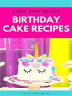Birthday Cake Recipes
