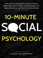 10-Minute Social Psychology: The Critical Thinker, #4