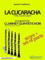 La Cucaracha - Clarinet Quintet/Choir score & parts: The Cockroach