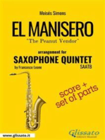 El Manisero - Saxophone Quintet score & parts