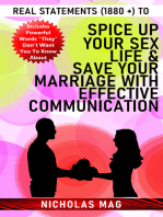 Real Statements (1880 +) to Spice Up Your Sex Life & Save Your Marriage With Effective Communication