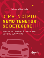 O princípio Nemo Tenetur se detegere : análise na legislação brasileira e direito comparado