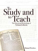 To Study and to Teach