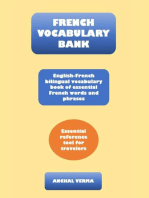 French Vocabulary Bank: English-French Bilingual Vocabulary Book of Essential French Words and Phrases