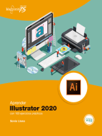 Aprender Illustrator 2020 con 100 ejercicios prácticos
