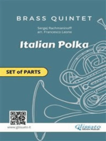 Italian Polka - Brass Quintet score & parts