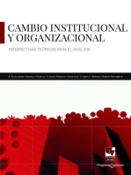 Cambio institucional y organizacional: Perspectivas teóricas para el análisis