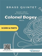 Colonel Bogey - Brass Quintet score & parts: march