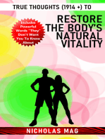 True Thoughts (1914 +) to Restore the Body’s Natural Vitality