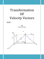 Transformations of Velocity Vectors