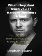 What They Dont Teach you Harvard: The  Masterclass  Series, #1