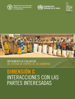 Instrumento de evaluación del sistema de control de los alimentos: Dimensión C - Interacciones con las partes interesadas