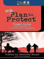 My Plan to Protect: Pocket Guide of Best Practices for Vulnerable Adult Programing