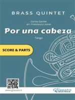 Por una cabeza - Brass Quintet score & parts