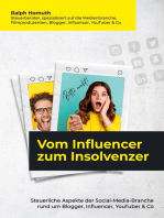 Vom Influencer zum Insolvenzer: Steuerliche Aspekte der Social-Media-Branche rund um Blogger, Influencer, YouTuber & Co