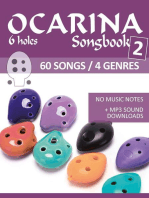 6 hole Ocarina Songbook - Book 2 - 60 Songs / 4 Genres: Ocarina Songbooks, #2