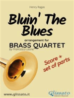 Bluin' The Blues - Brass Quartet score & parts