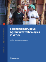 Scaling Up Disruptive Agricultural Technologies in Africa
