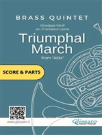 Triumphal March - Brass Quintet score & parts