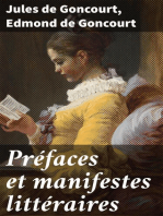 Préfaces et manifestes littéraires